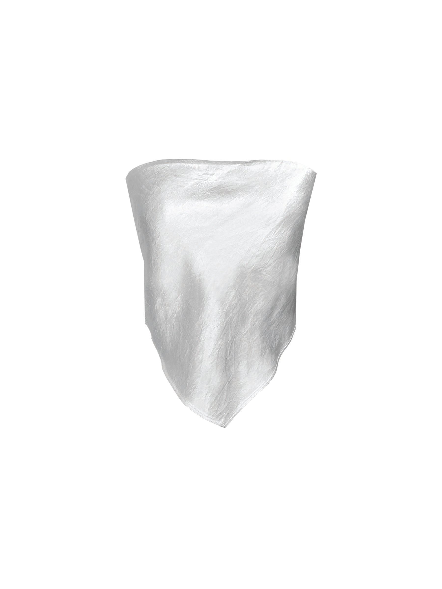 White_deadstock_scarf_hem_tube_top