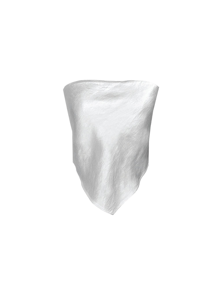 Fleur Tube Top in White