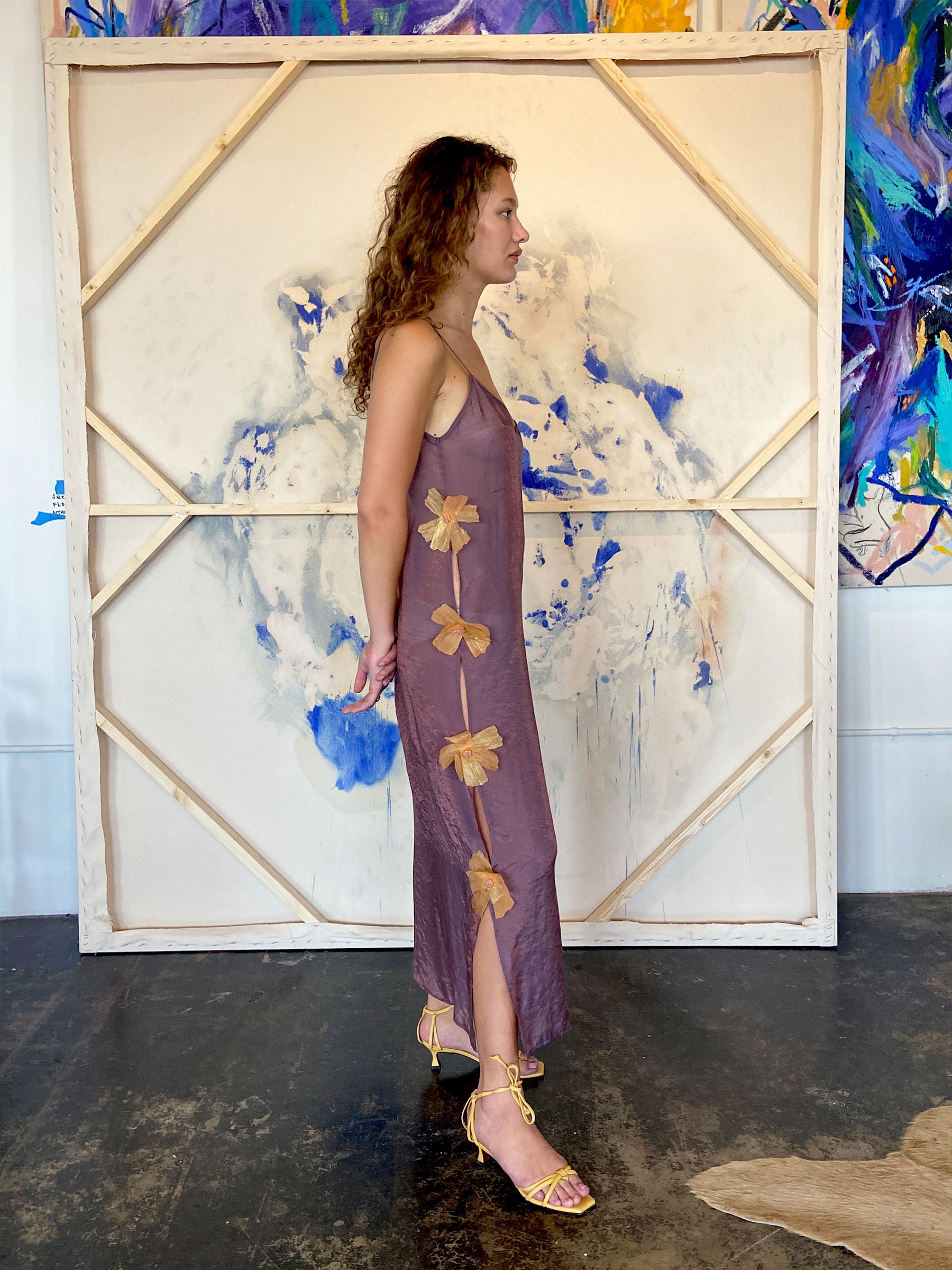 Crushed_sheer_purple_slip_dress_with_flowers