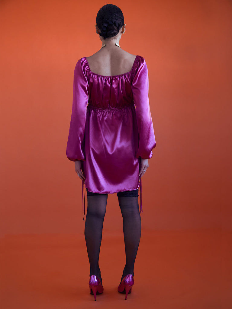 Dove Dress in Pink Fortune