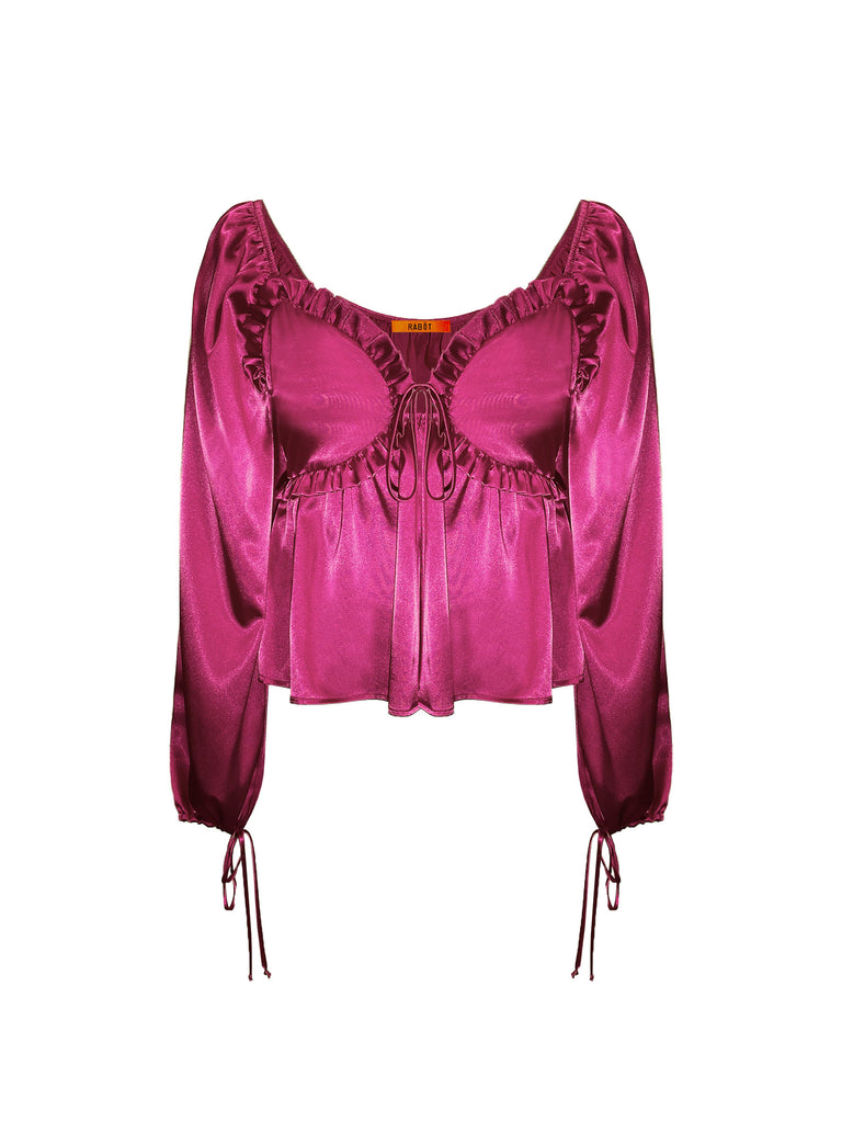 Dove Top in Pink Fortune