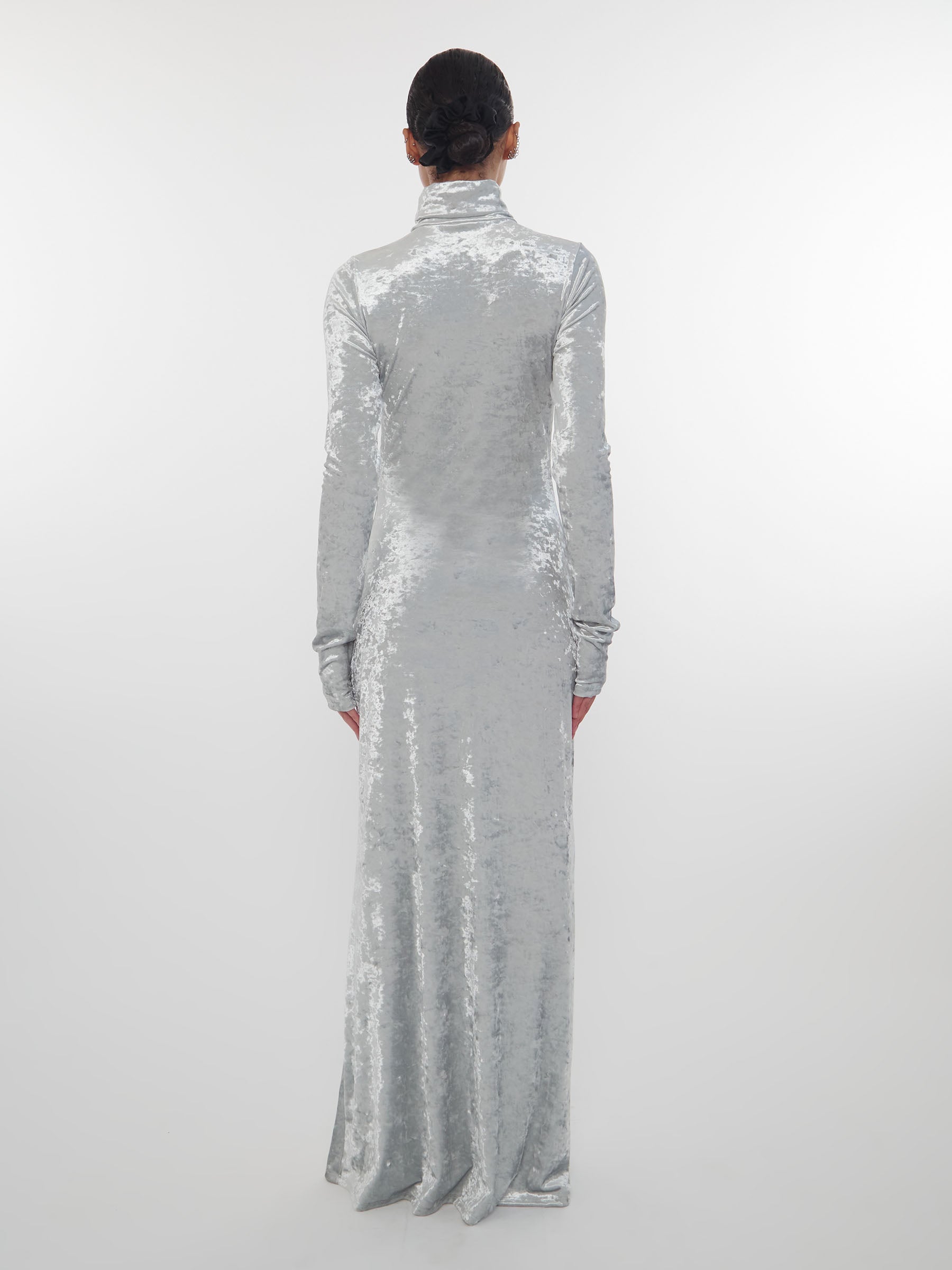 Crushed_velvet_silver_lace_up_eyelet_maxi_dress