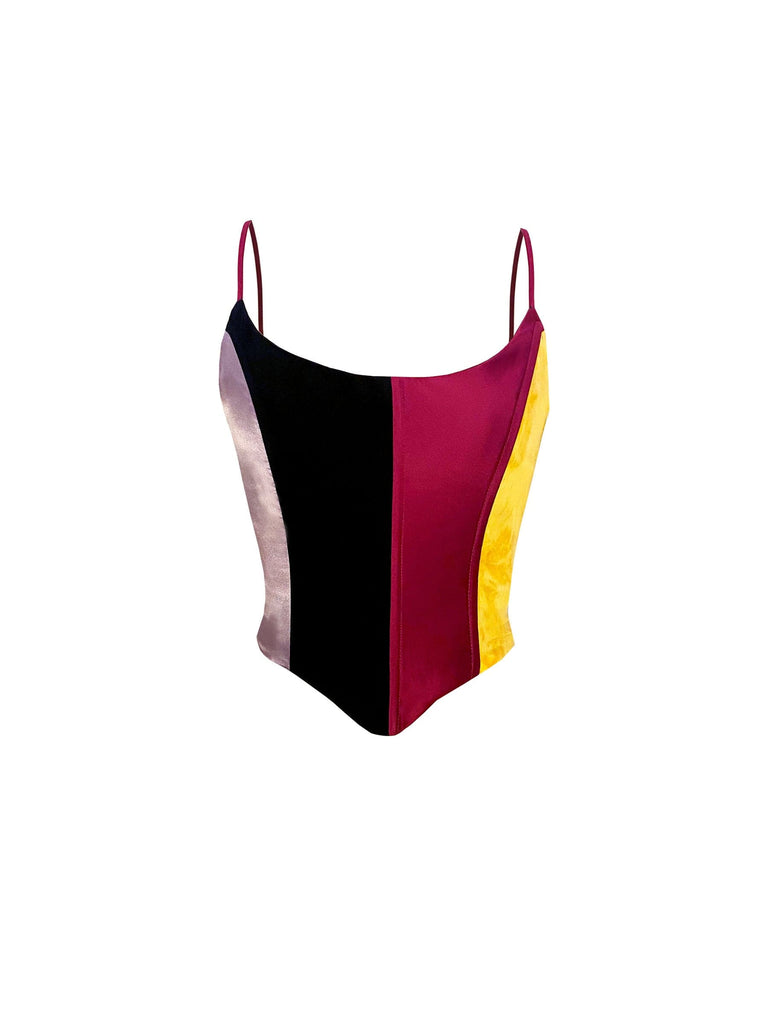 Silas Corset in Black Mix