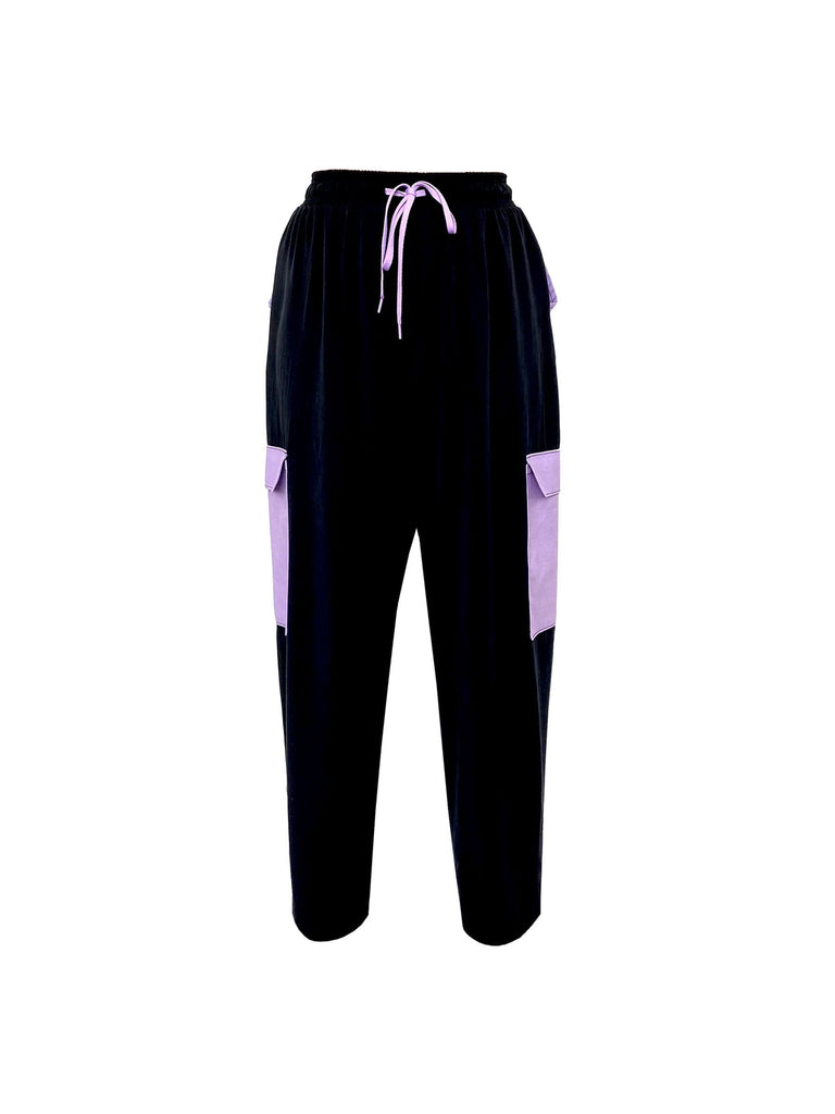 Silas Cargo Pant in Black Mix