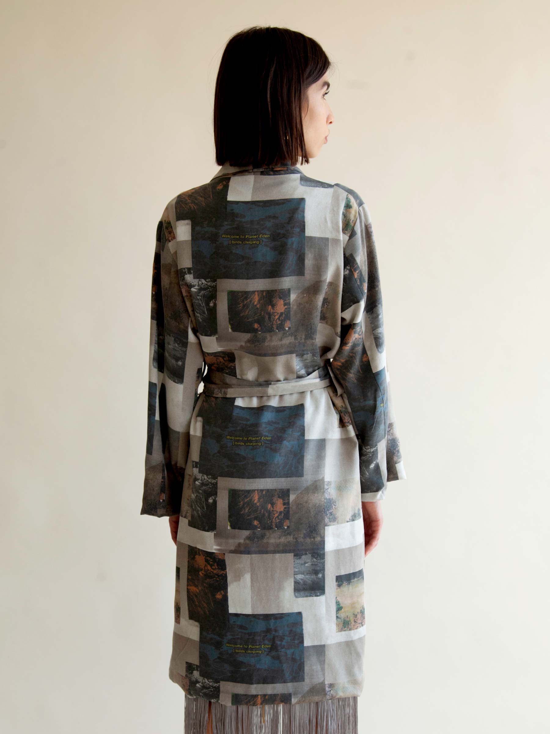 Photoreal tencel coat