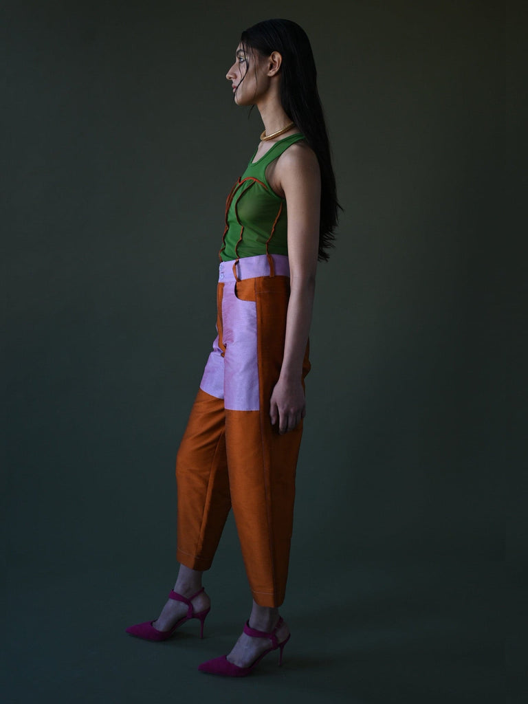 Silas Pant in Flame Lilac Mix