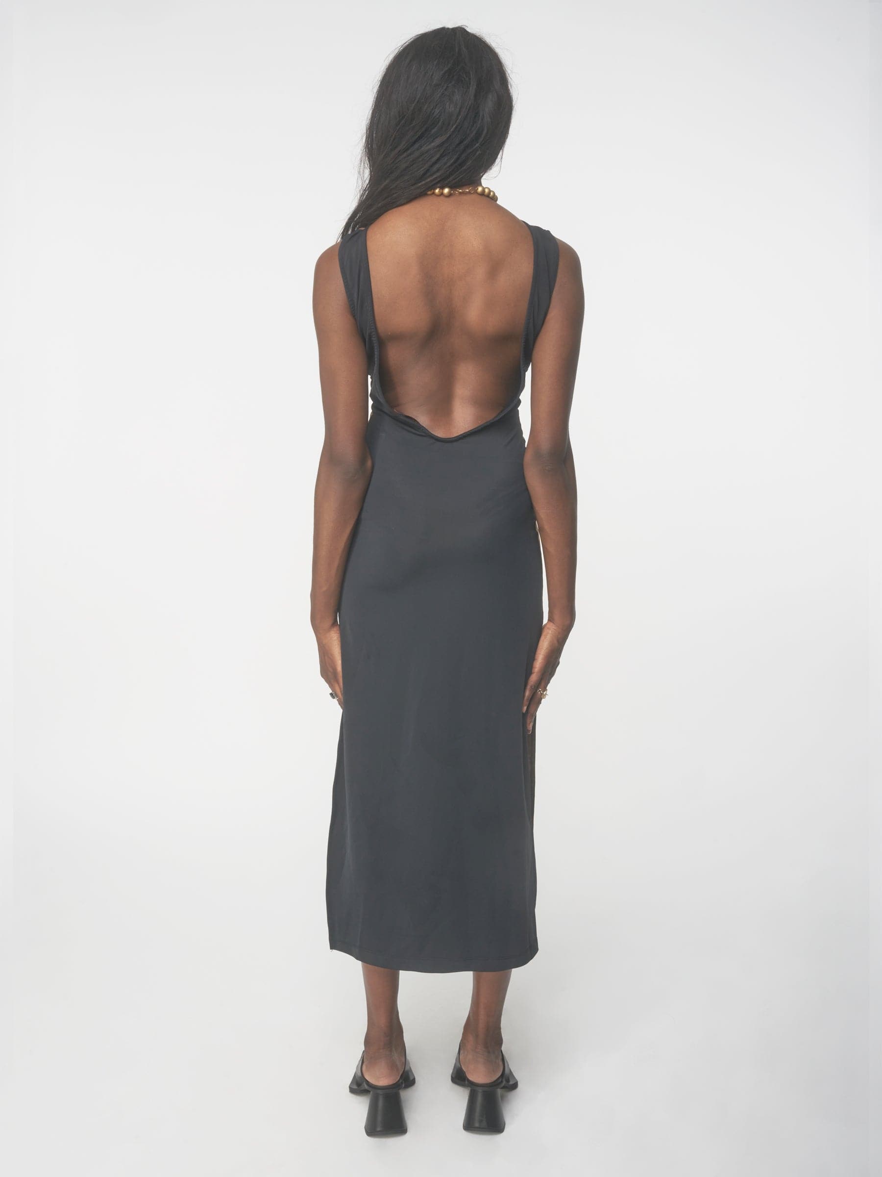 Black and brown tie dye corset spandex dress
