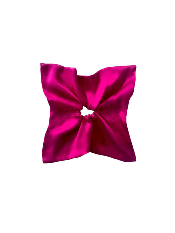 Pink_silk_square_sustainable_hair_scrunchie_gift
