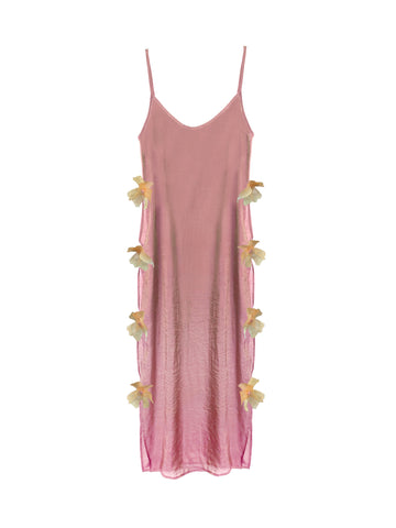 Midi_length_crushed_pink_slip_dress_with_flowers