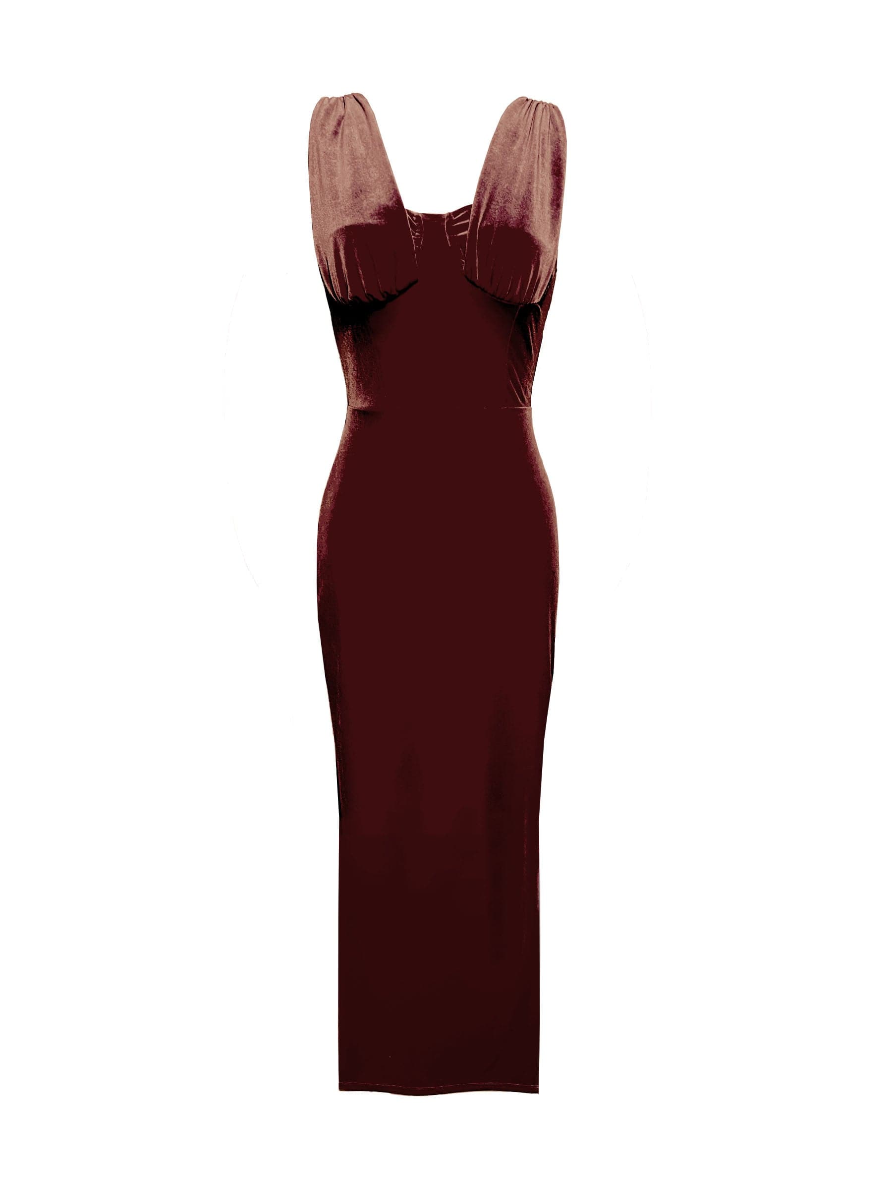 Velvet_brown_corset_maxi_dress