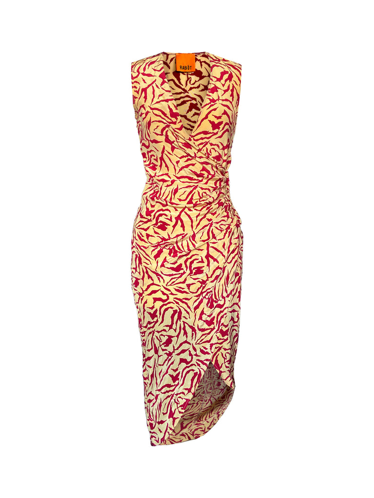 Naima Silk Wrap Dress