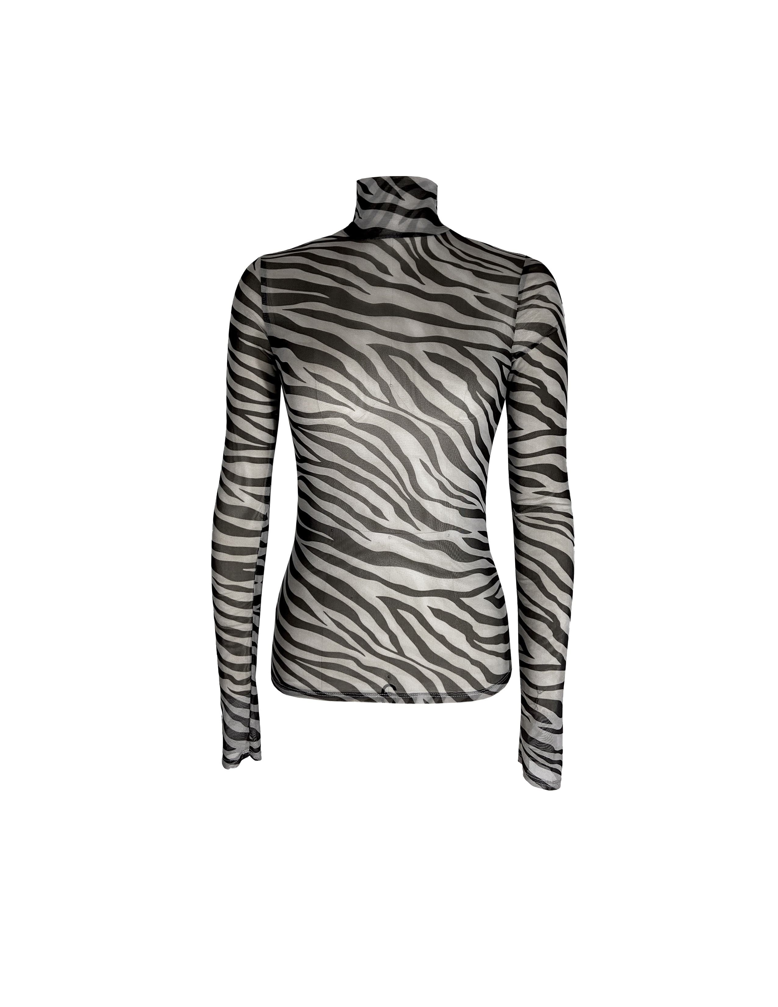 Zebra mesh top
