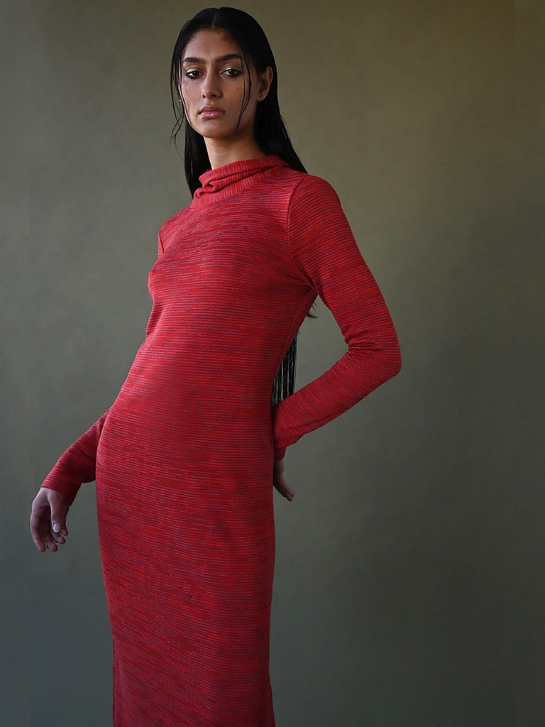 Omer Dress in Flame